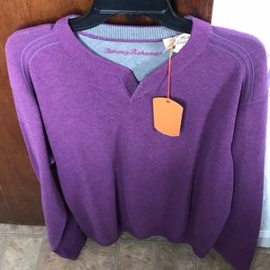 Purple Tommy Bahama sweater